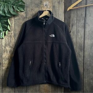 Vintage 2000s The North Face Polartec Fleece Jacket Black Men's Medium